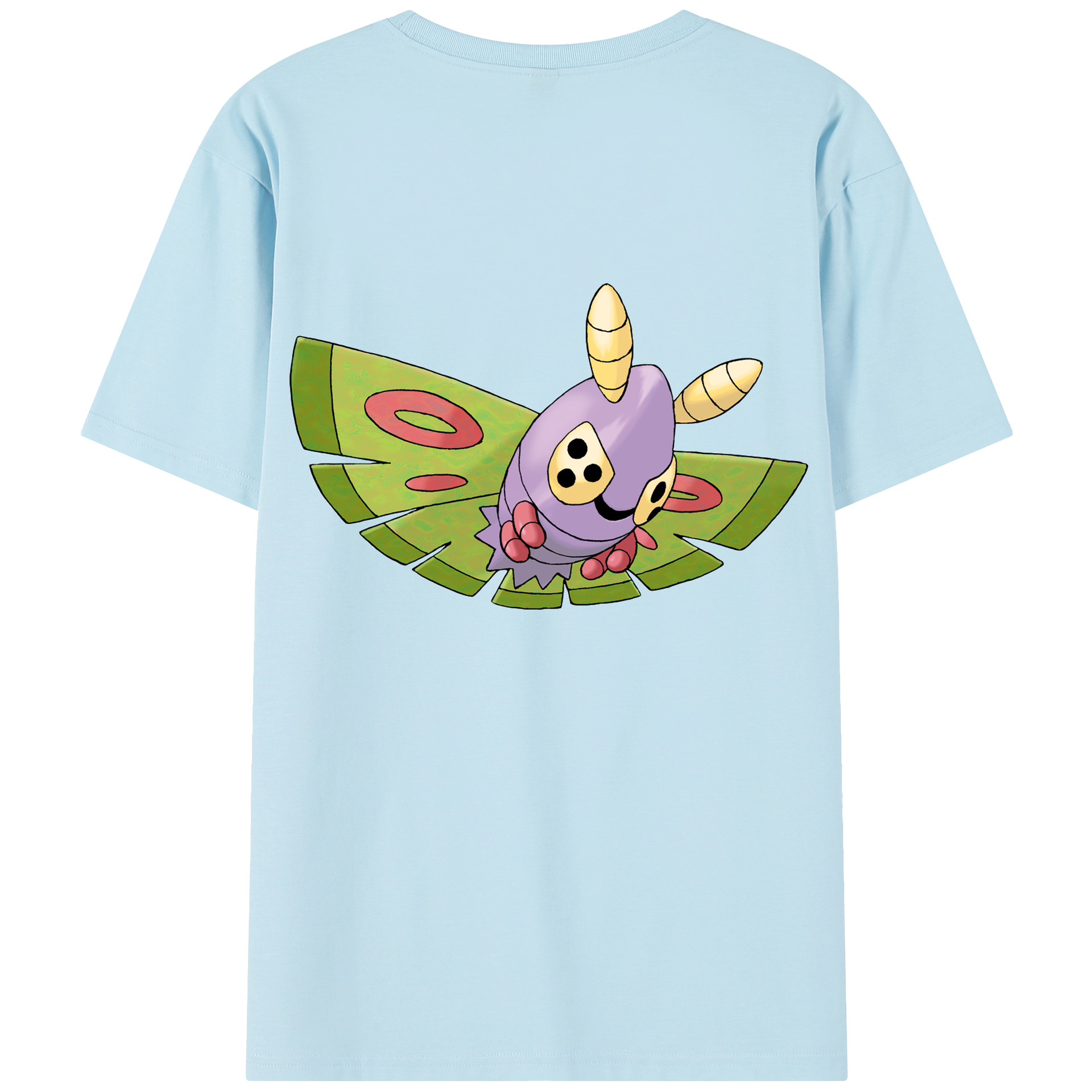 （画像用） ポケットモンスター Pokémon 綿100％半袖Tシャツ（背面プリント）